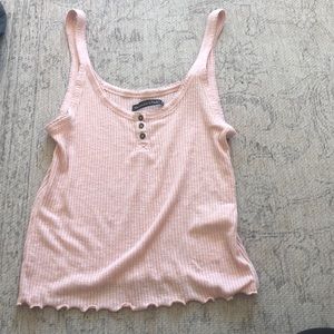 abercrombie and fitch pink tank top